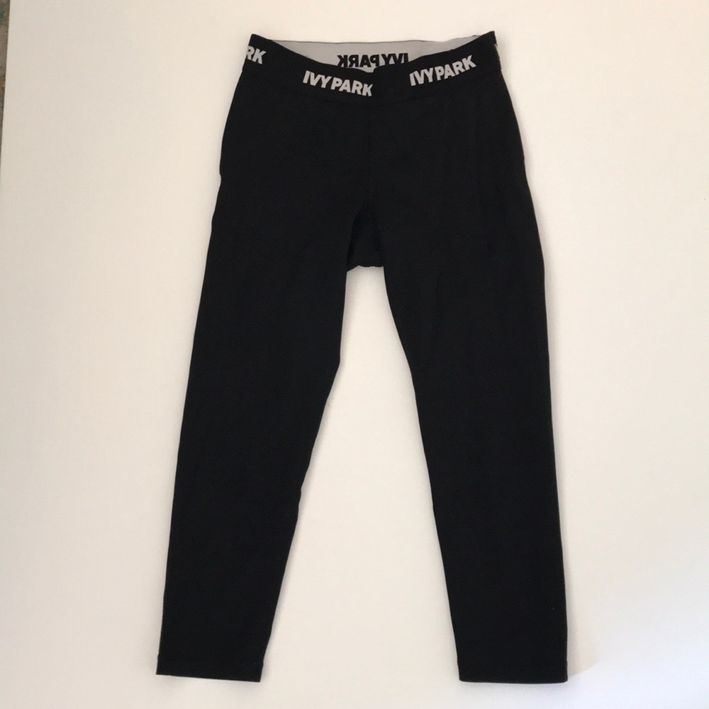 classic ivy park black cropped leggings